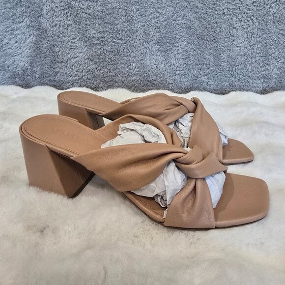 Everlane Day Twist Heel Blush Tan Leather Women's Size 10.5 NEW Office Neutral - Picture 4 of 10
